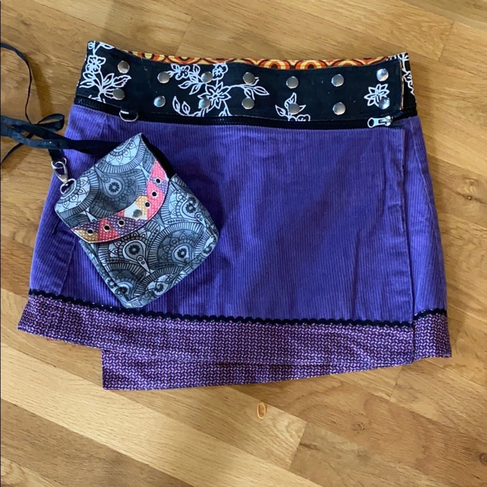 Wear it two ways - skirt and matching purse